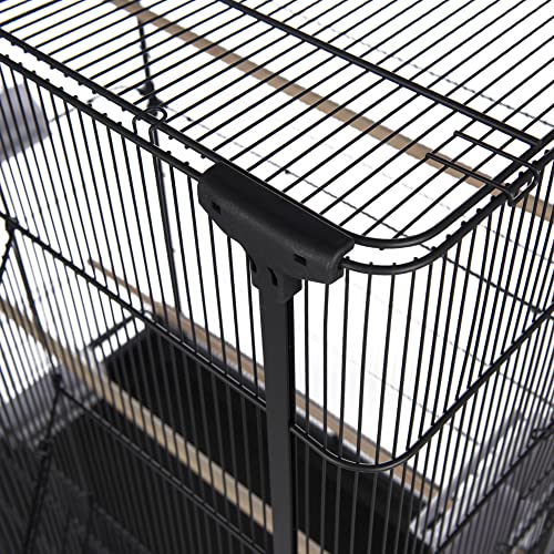 PH Prevue Hendryx Playtop Flight Bird Cage F085, Black - Image 5