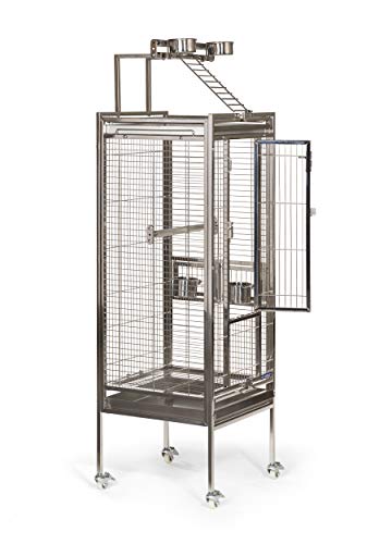 PH Prevue Hendryx Small Stainless Steel Playtop Bird Cage - Image 3