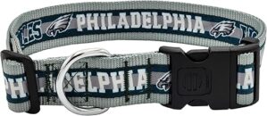 Pets First Philadelphia Eagles Licensed Dog Collar, Large