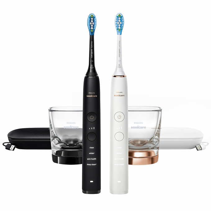 PHILIPS Battery Powered Diamond Clean Toothbrush 2-Pack - Image 2