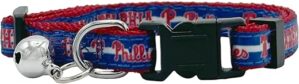 Pets First Phillies Satin Cat Collar With Bell