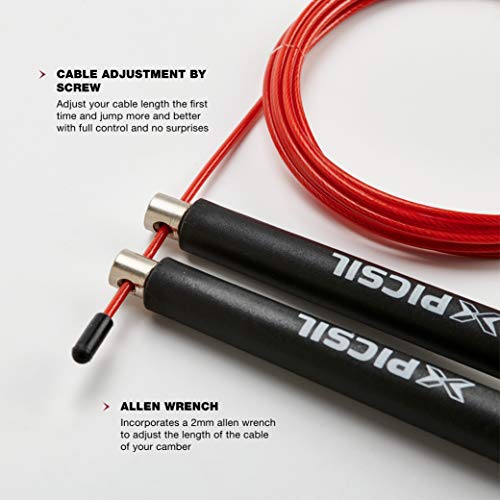 PICSIL High Speed Jump Rope, 360 Spin, Double Bearing - Image 3