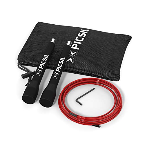 PICSIL High Speed Jump Rope, 360 Spin, Double Bearing - Image 2