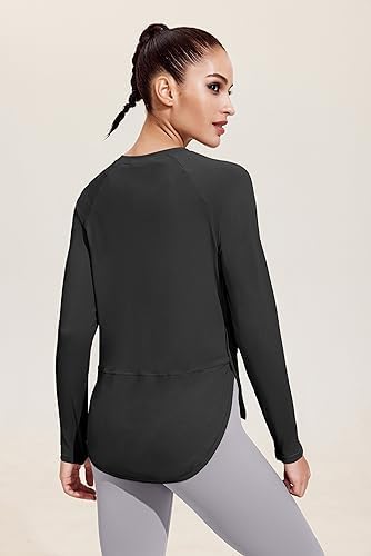 PINSPARK Long Sleeve UPF 50+ Workout Tops - Image 4