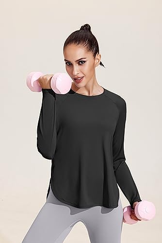 PINSPARK Long Sleeve UPF 50+ Workout Tops - Image 2