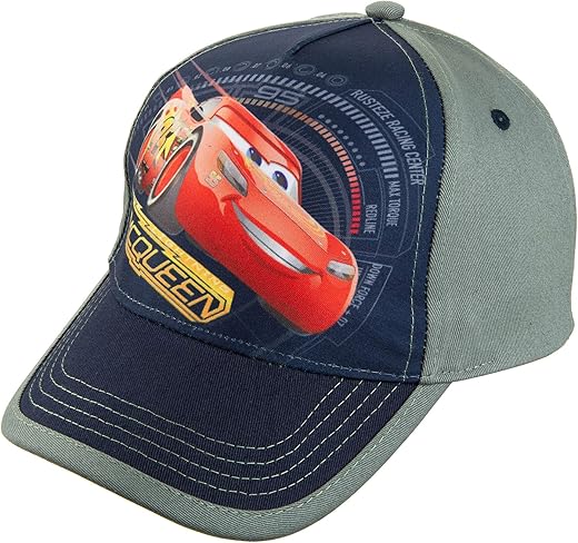 Disney Pixar Cars Grey Boys Cap Age 4-7