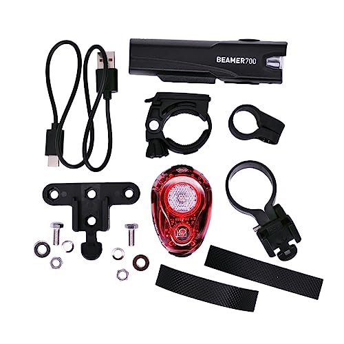 Planet Bike Beamer 700 & Rojo 100 Light Set - Image 2