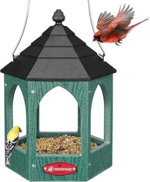 Kingsyard Platform Bird Feeder Gazebo Style
