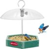 Kingsyard Platform Bird Feeder With Adjustable Dome