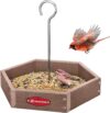 Kingsyard Platform Bird Feeder With Metal Tray