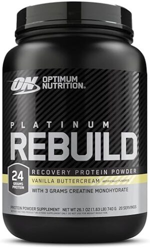 Optimum Nutrition Platinum Blend Protein Powder, Vanilla Buttercream