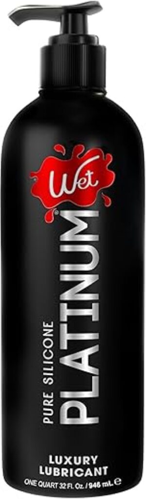 Wet Platinum Silicone-Based Lube, 32 Fl Oz