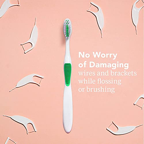 Platypus Orthodontic Toothbrush For Braces, Soft Bristle - Image 3