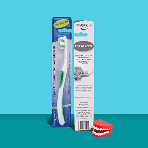 Platypus Orthodontic Toothbrush For Braces, Soft Bristle - Image 2
