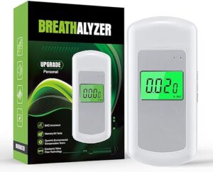 JASTEK Portable Breathalyzer Tester With Rechargeable Battery