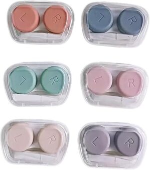 YKuzLx Portable Contact Lens Case With Applicator