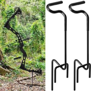 RunNico Portable Ground Stake Bow Holder