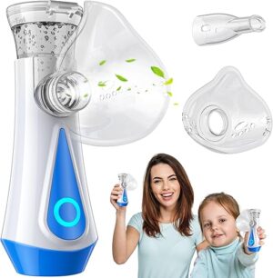 vegamile Portable Handheld Rechargeable Mesh Nebulizer