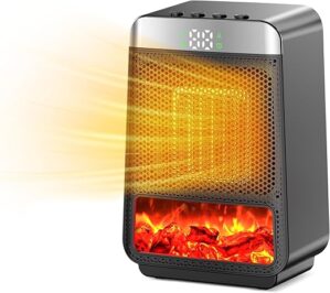 OKKMAX Portable Space Heater With Thermostat