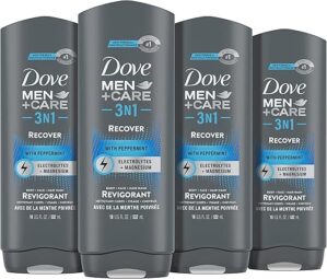 DOVE MEN + CARE Post-Workout 3-In-1 Wash, 4 Count