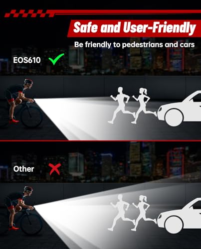 POSUGEAR Bike Lights 9000 Lumen USB Rechargeable - Image 4