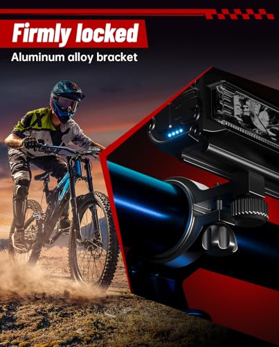 POSUGEAR Bike Lights 9000 Lumen USB Rechargeable - Image 2