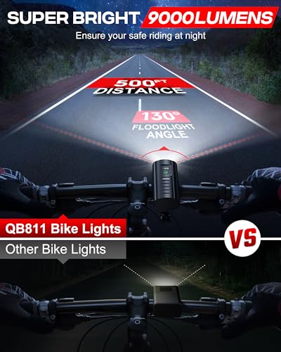 Prasky Bike Light Set, Rechargeable LED Headlight - Image 2