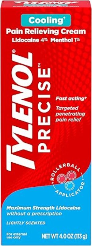 Tylenol Precise Cooling Pain Relieving Cream, Maximum Strength