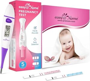 Easy@Home Pregnancy Test + Ovulation Strips Combo Kit