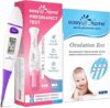 Easy@Home Pregnancy Test Sticks & Ovulation Strips, 25 Pack With Basal Body Thermometer