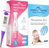 Easy@Home Pregnancy Test Sticks & Ovulation Strips, 25 Pack With Basal Body Thermometer