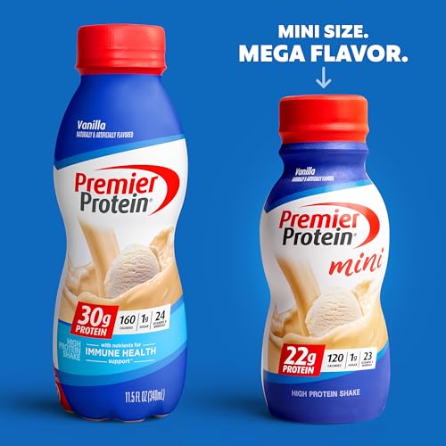 Premier Protein Protein Shake Minis, Vanilla, 22g Protein - Image 3