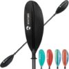 WONITAGO Premium Carbon Fiber Kayak Paddle, Adjustable