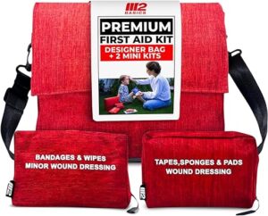 M2 BASICS Premium First Aid Kit With Mini Kits