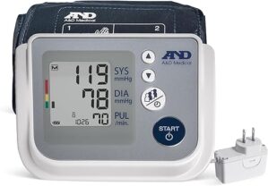 A&D Medical Premium Multi-User Blood Pressure Monitor, Wide Cuff