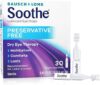 Soothe Preservative Free Lubricant Eye Drops, 30 Count