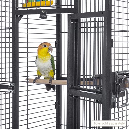 Prevue Pet Products Dometop Bird Cage, Small, Black Hammertone 34511 - Image 5