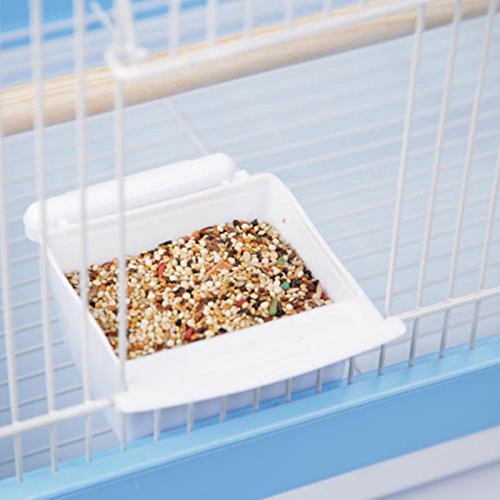 Prevue Pet Products Triple Roof Cockatiel Cage, Blue/White - Image 2