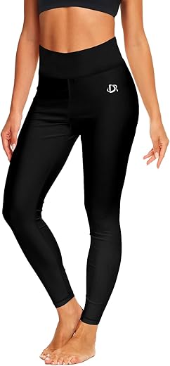 Deerose Print Swim Pants High Waisted Leggings