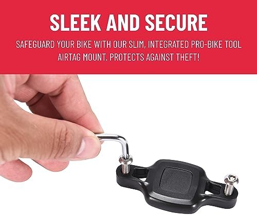 PRO BIKE TOOL Bike AirTag GPS Mount - Concealed Tracker Holder - Image 2