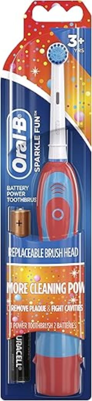 Oral-B Pro-Health Kids Electric Toothbrush, Sparkle Fun