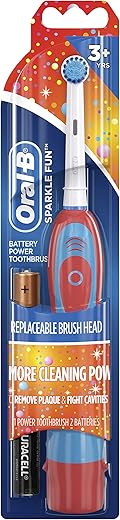 Oral-B Pro-Health Kids Electric Toothbrush, Sparkle Fun