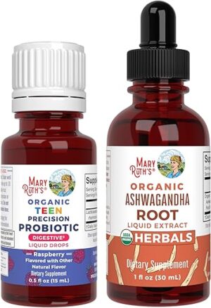MaryRuth Organics Probiotic & Ashwagandha Drops For Teens