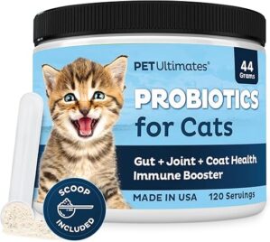 PetUltimates Probiotics For Cats – 20-Species Powder