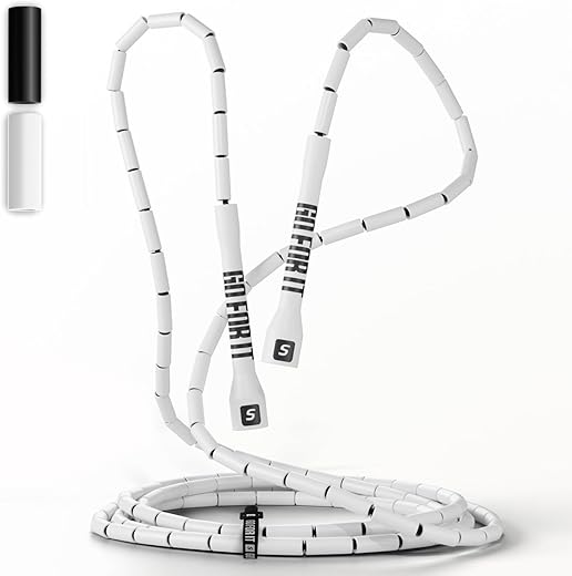 SPORTBIT Professional Beaded Jump Rope For Fitness