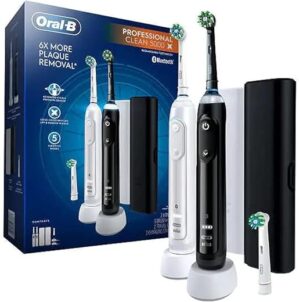 Oral-B Professional Clean 5000 X Electric Toothbrush Twin Pack