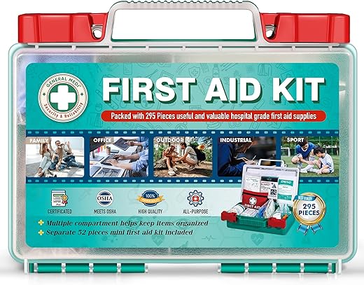 General Medi Professional First Aid Kit - 295 Pieces