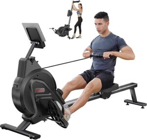 Dripex Professional Magnetic Rower With LCD Monitor