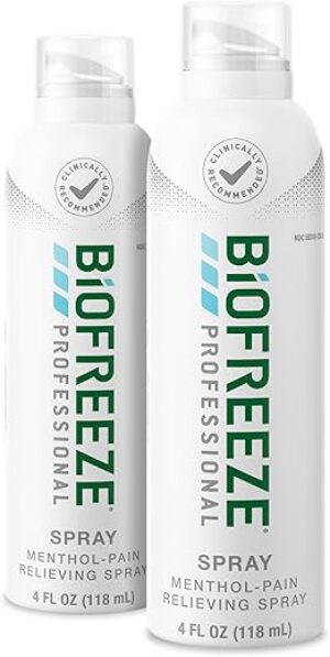 Biofreeze Professional Strength Pain Relief Spray, 2 Pack