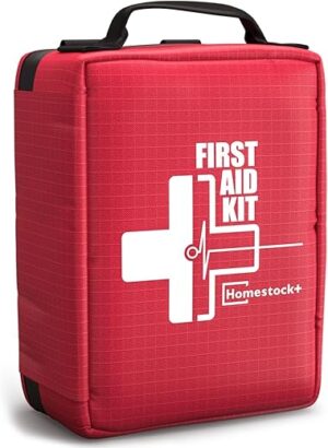 Homestockplus Professional Trauma First Aid Kit, Labeled Compartments